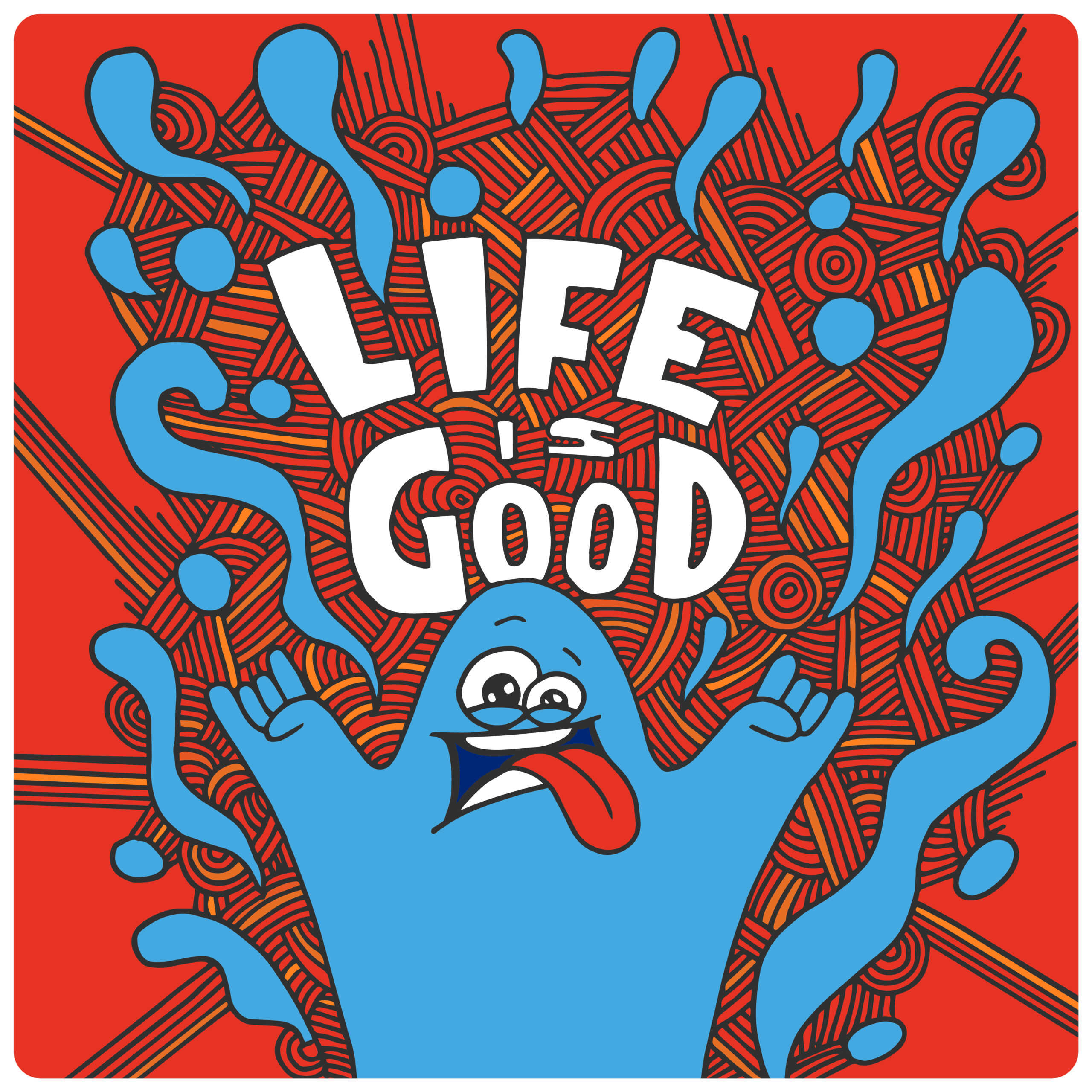 Life is Good Fun Cartoon Monster SVG/PNG